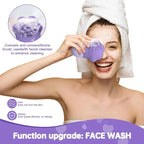❄️ Silicone Ice Cube Trays & Facial Massager – Beauty Lifting & Contouring