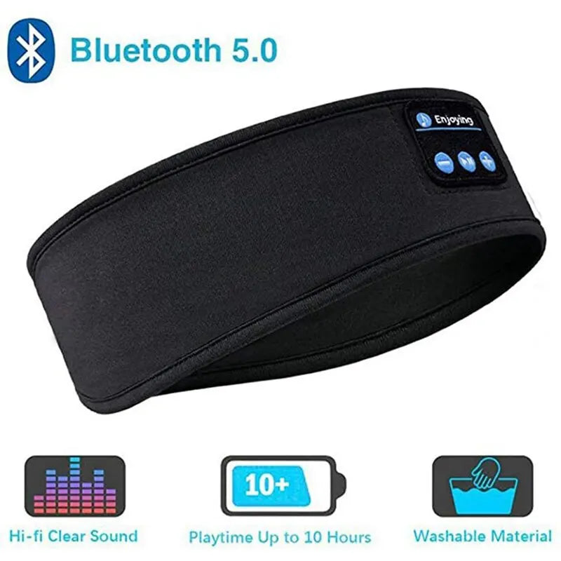 🎧 Diadema Bluetooth Inalámbrica 🎶 | Música y Comodidad para Deporte o Dormir 😴