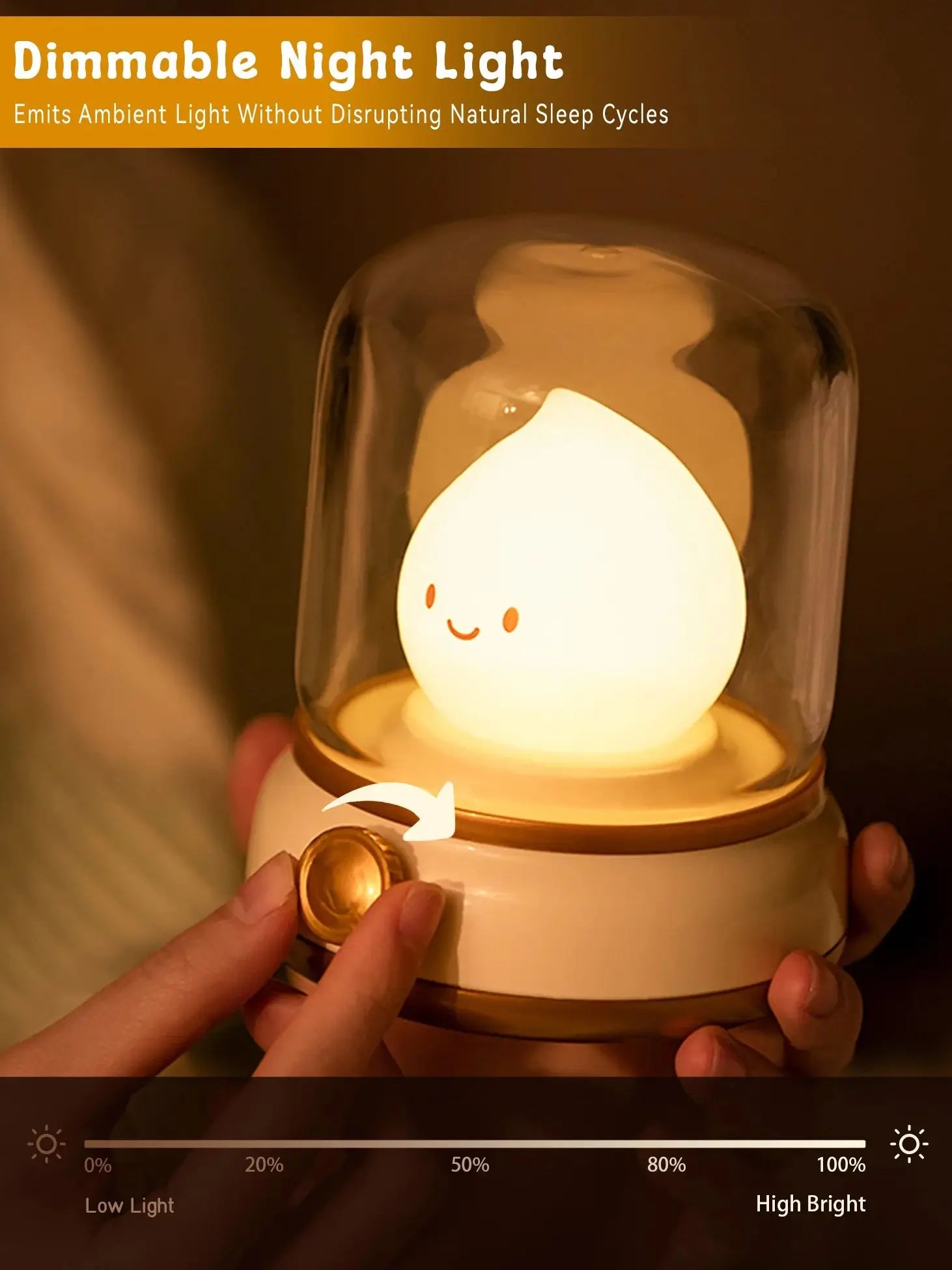 Flameless LED Lamp | USB-Powered Night Light with Realistic Flame Effect