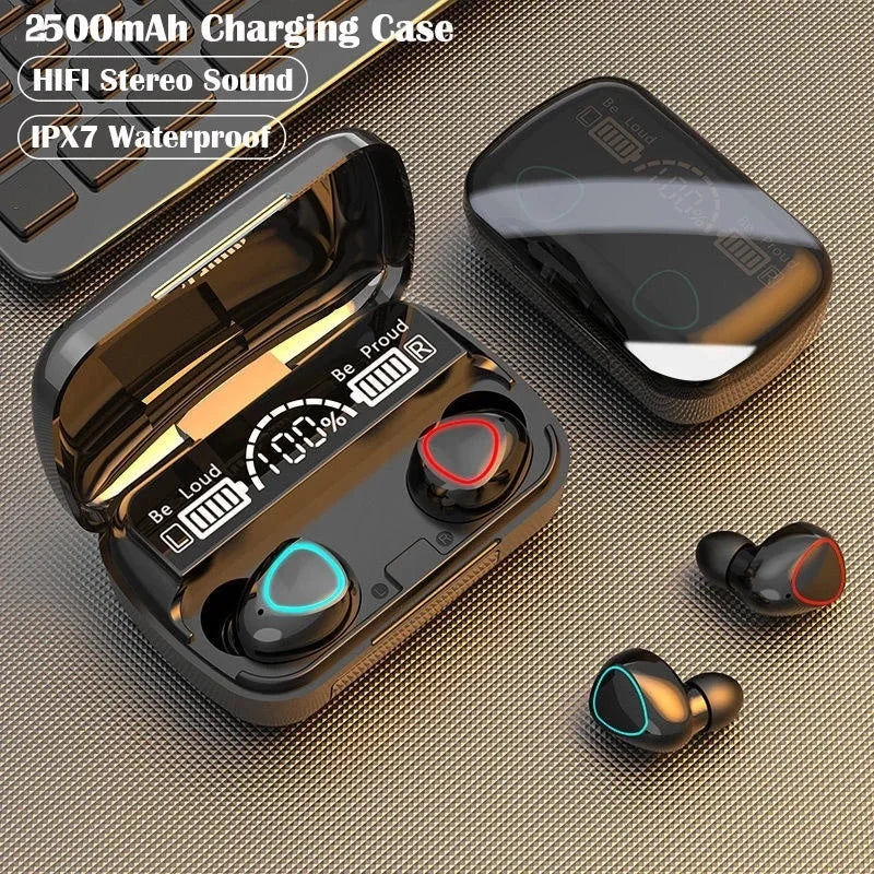 🎧 M10 TWS Bluetooth 5.1 Wireless Earbuds – HiFi Stereo Sports Headphones