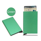 💳 RFID Smart Wallet – Slim & Minimalist Metal Card Holder for Men & Women