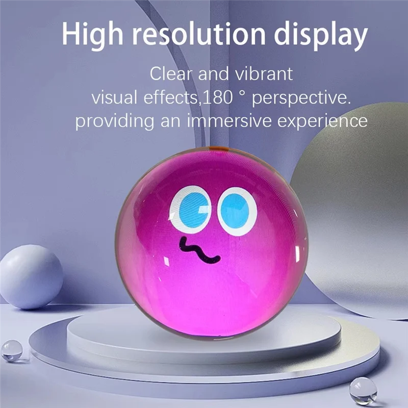 🌌 3D Crystal Ball with Video Projection – Artistic Desktop Decor & Collectible Gift