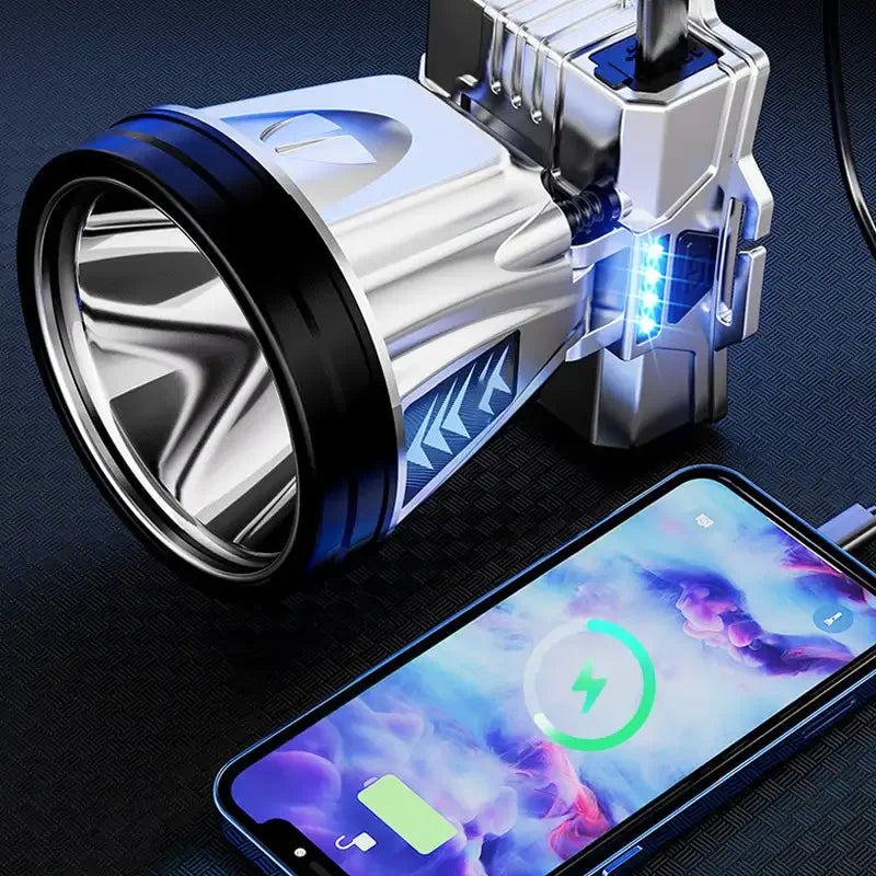 🔦 Rechargeable LED Headlamp – Bright, Adjustable & Waterproof