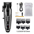 ✂️ Kemei Professional Hair Clippers & Shavers – Rechargeable Electric Grooming Tools