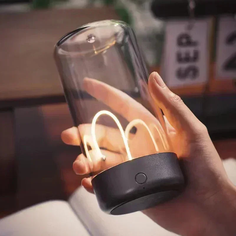 💡 Portable Quantum Wire Ambient Magnetic Light – Type-C Charging & Eye Protection