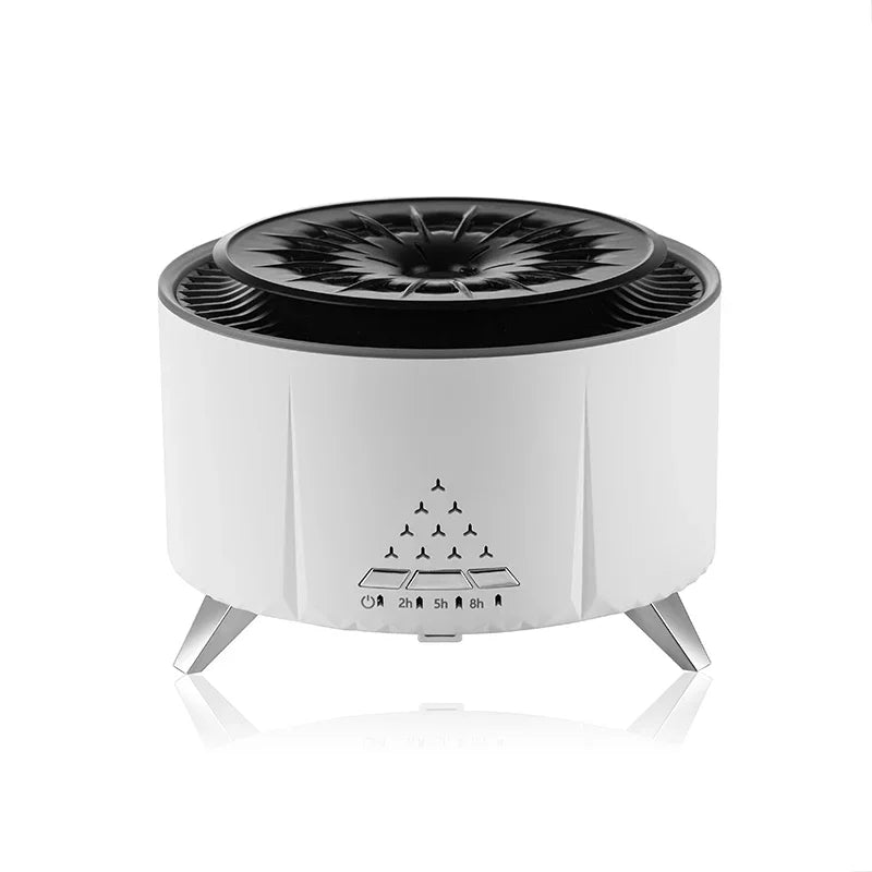 🌋 Volcano Jellyfish Mist Essential Oil Diffuser – 350ml, Night Light, Ultrasonic Cool Mist