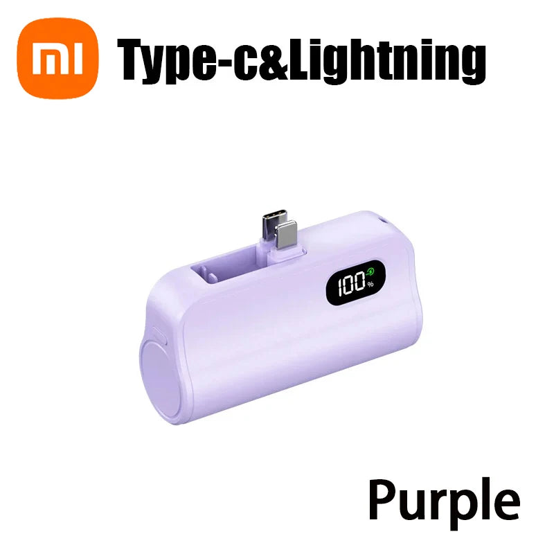 🔋 Xiaomi Mini Power Bank 50,000mAh ⚡ | 2 en 1 | Carga Rápida y Pantalla Digital 📱