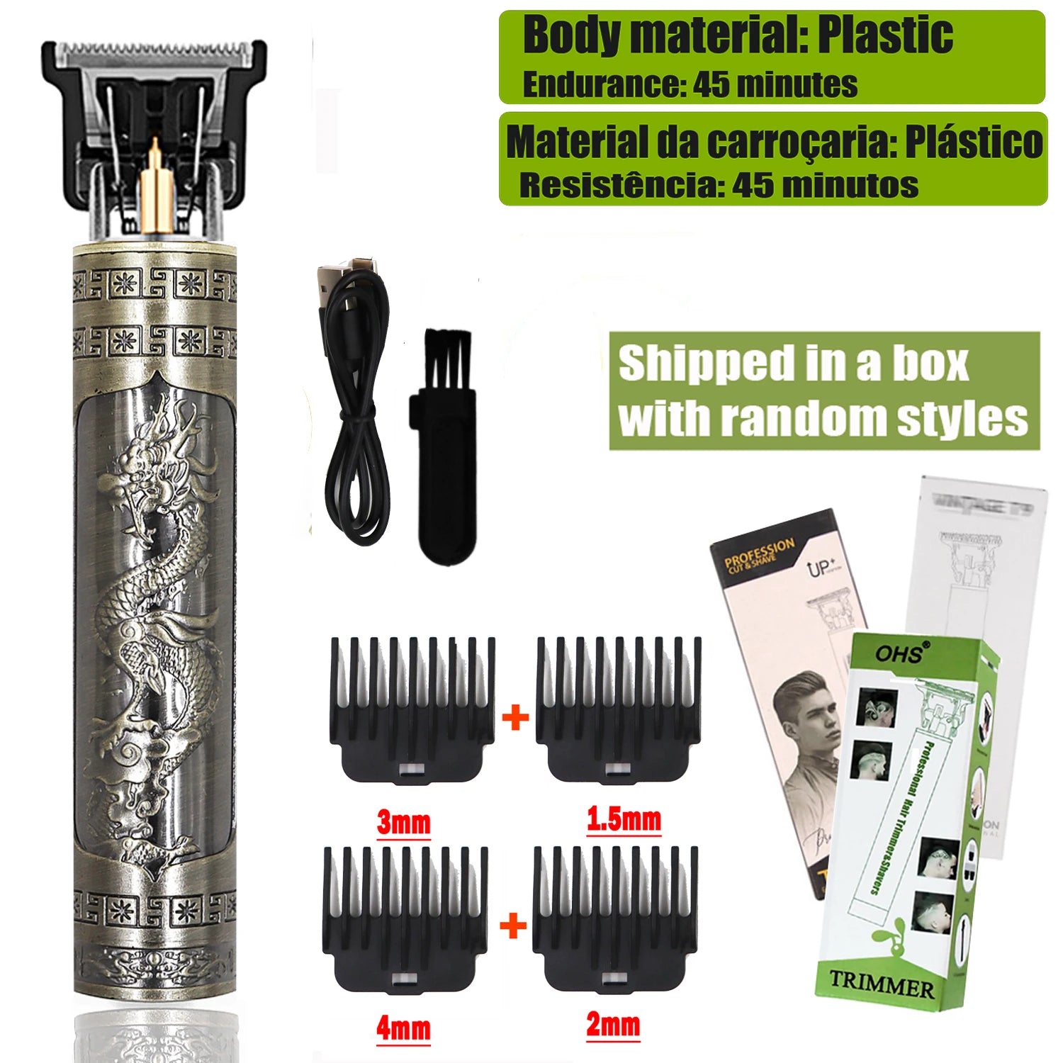 💈 T9 Hair Clipper – Electric Beard & Hair Trimmer for Men