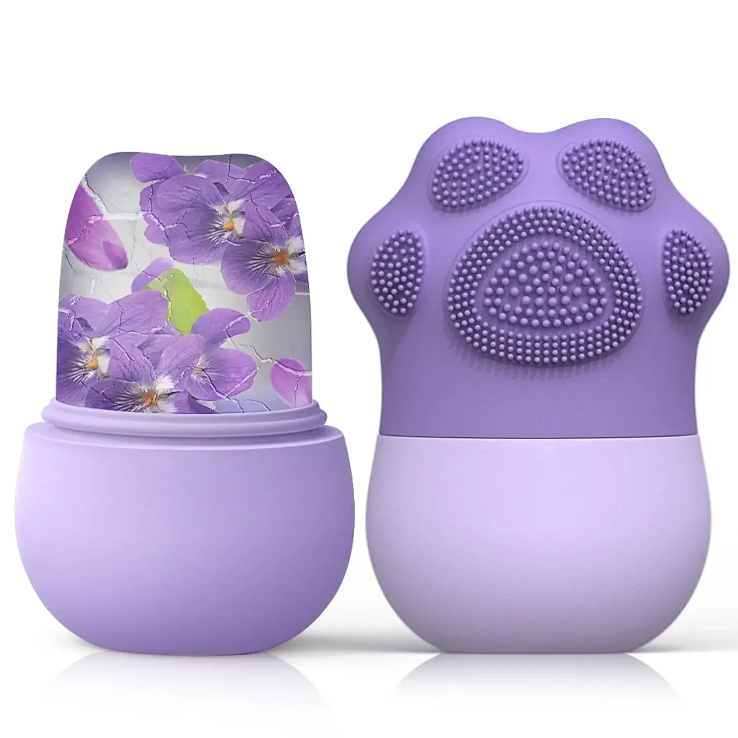 ❄️ Silicone Ice Cube Trays & Facial Massager – Beauty Lifting & Contouring