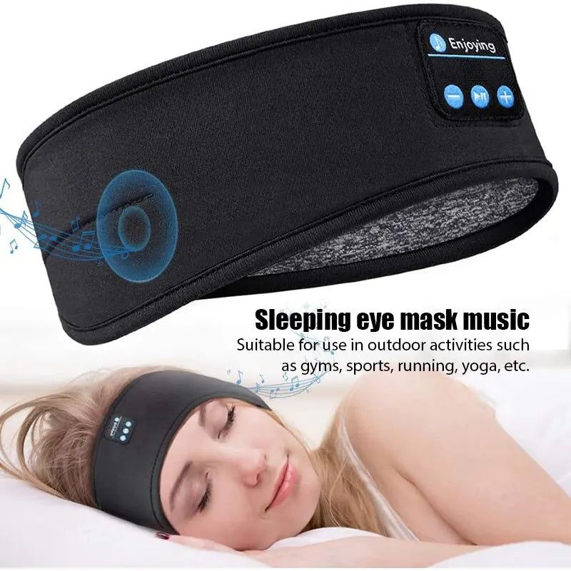 🎧 Diadema Bluetooth Inalámbrica 🎶 | Música y Comodidad para Deporte o Dormir 😴