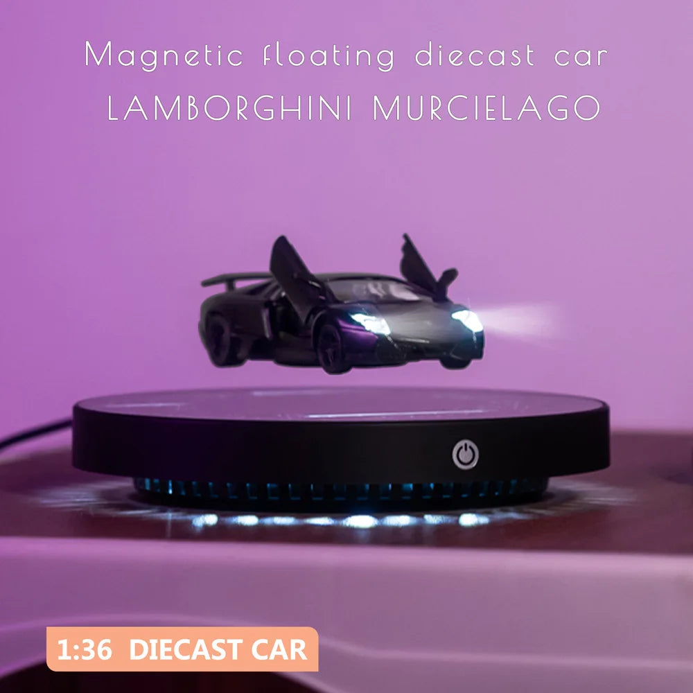 🚗 Magnetic Levitating Floating Car | 360° Rotating Decoration Display 🌀
