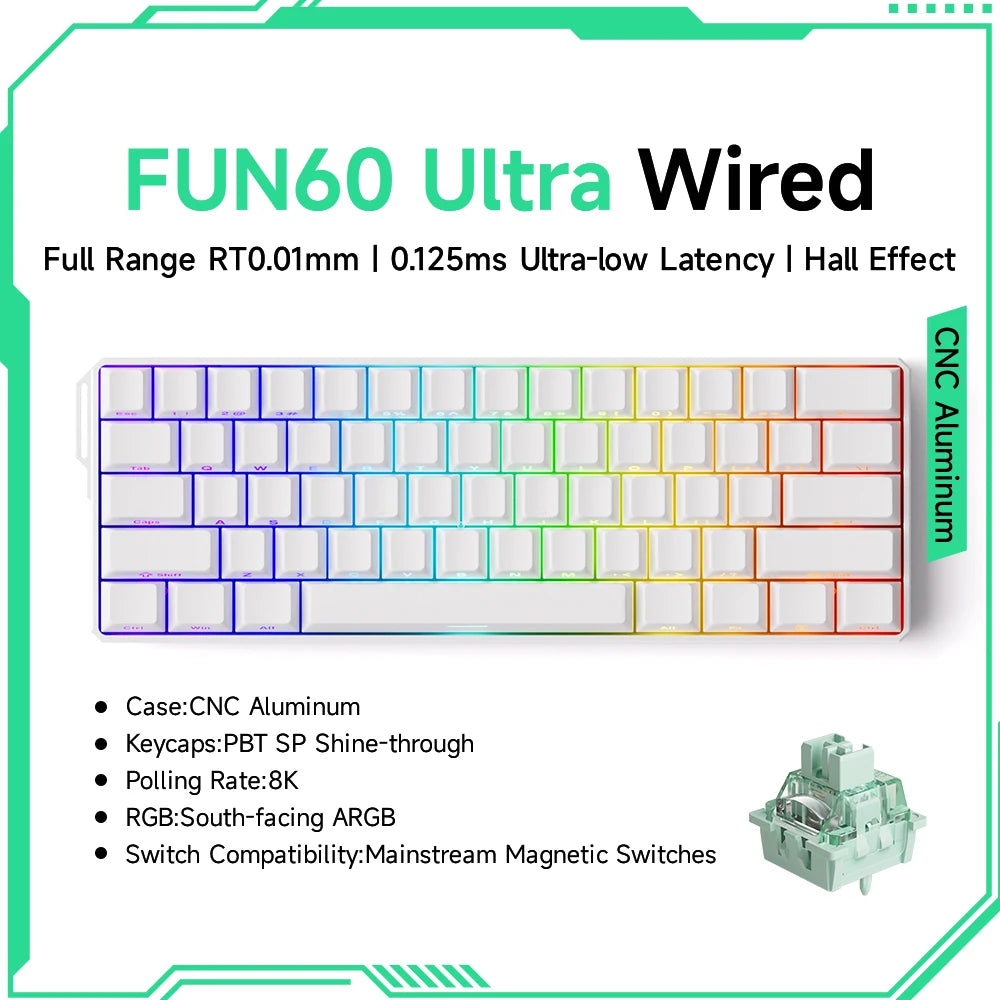 ⌨️ AKKO MonsGeek FUN60 Series Mechanical Keyboard – 61 Keys