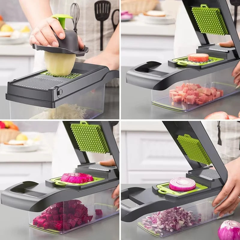 🥗 Fruit & Vegetable Slicer & Grater | Safe, Lightweight & Easy to Use