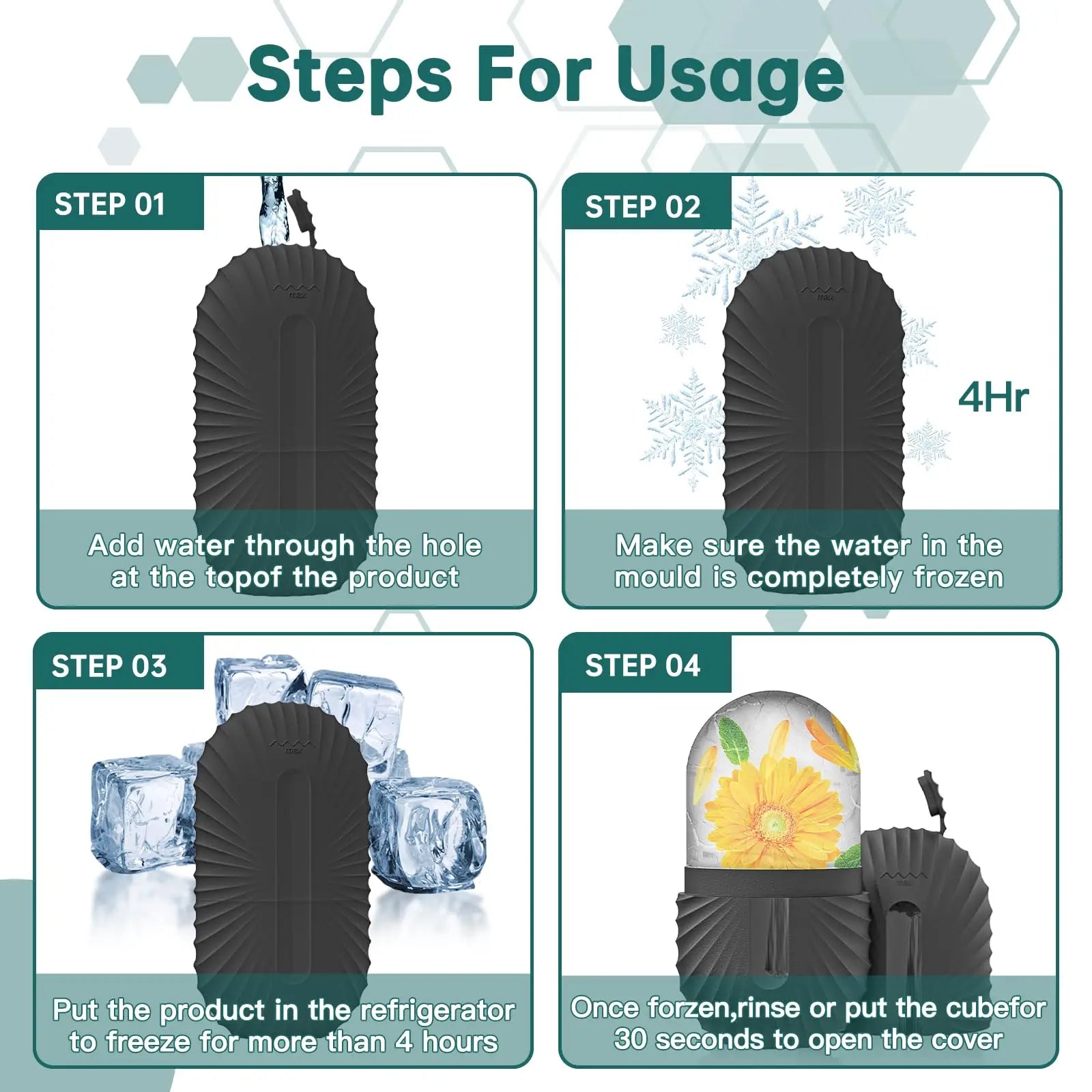 ❄️ 1/2/3pcs Ice Face Roller Facial Skincare Set – GuaSha & Face Massage Roller