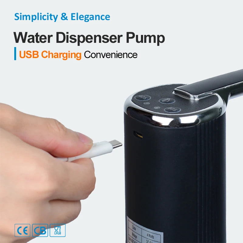💧 NOCCLILI Folding Electric Water Pump – Portable USB Water Dispenser