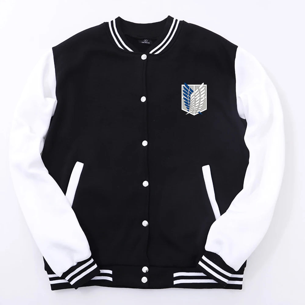 🛡 Cosplay Shield Baseball Uniform – Anime-Inspired Sports Jacket for Men