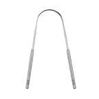 👅 Premium Stainless Steel Tongue Scraper – Cleaner for Adults & Kids