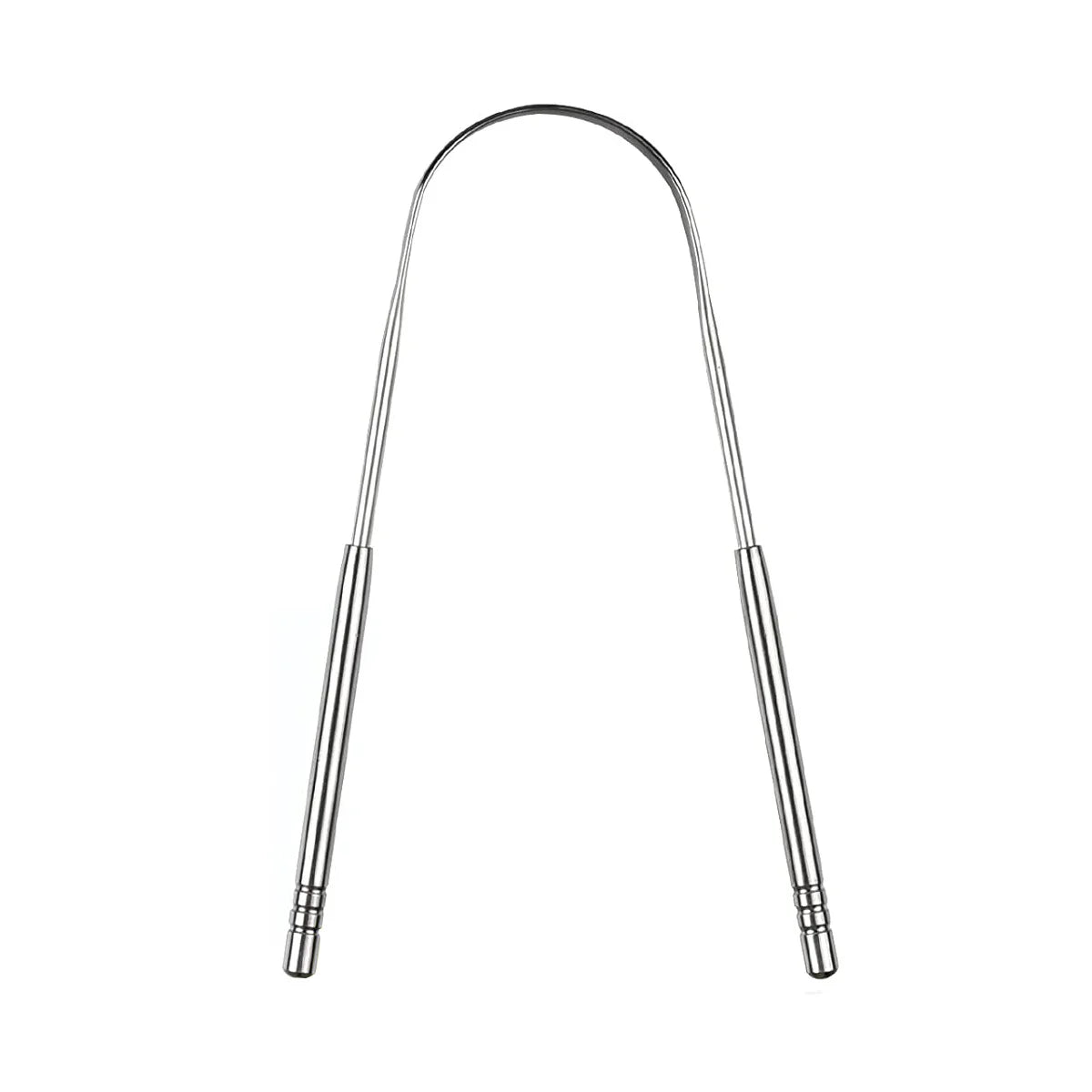 👅 Premium Stainless Steel Tongue Scraper – Cleaner for Adults & Kids