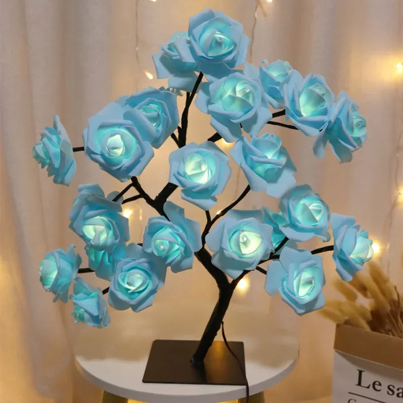 Heinast USB Rose Tree Lamp – Romantic LED Decorative Light