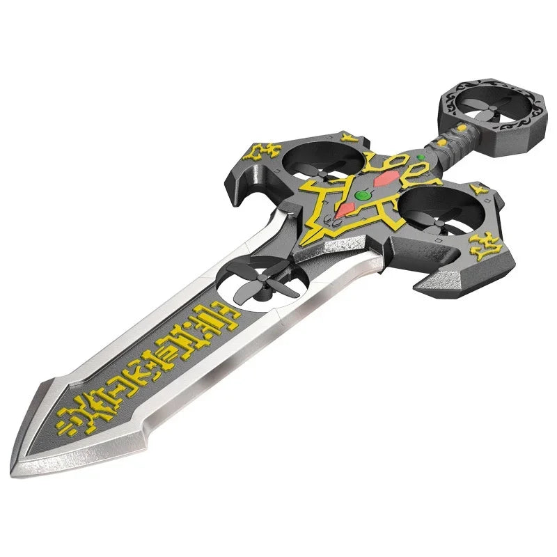 🛩️ 2025 RC Flying Sword Drone with Brushless Motor & RGB Lights