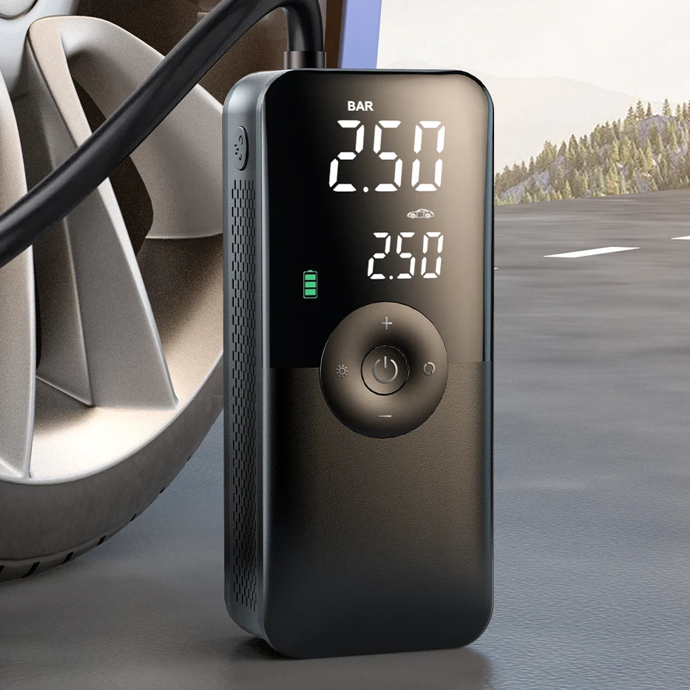 ⛽ Portable Digital Air Pump – Inflate Anywhere 💨🏀