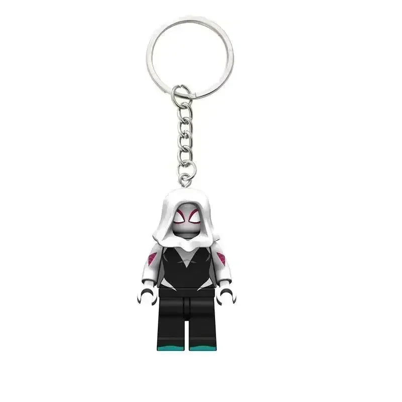 🕸️ Marvel Spiderman & Gwen Cartoon Keychain | Backpack, Keys & Collectible Accessory 🎒