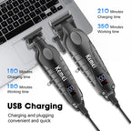 ✂️ Kemei Professional Hair Clippers & Shavers – Rechargeable Electric Grooming Tools