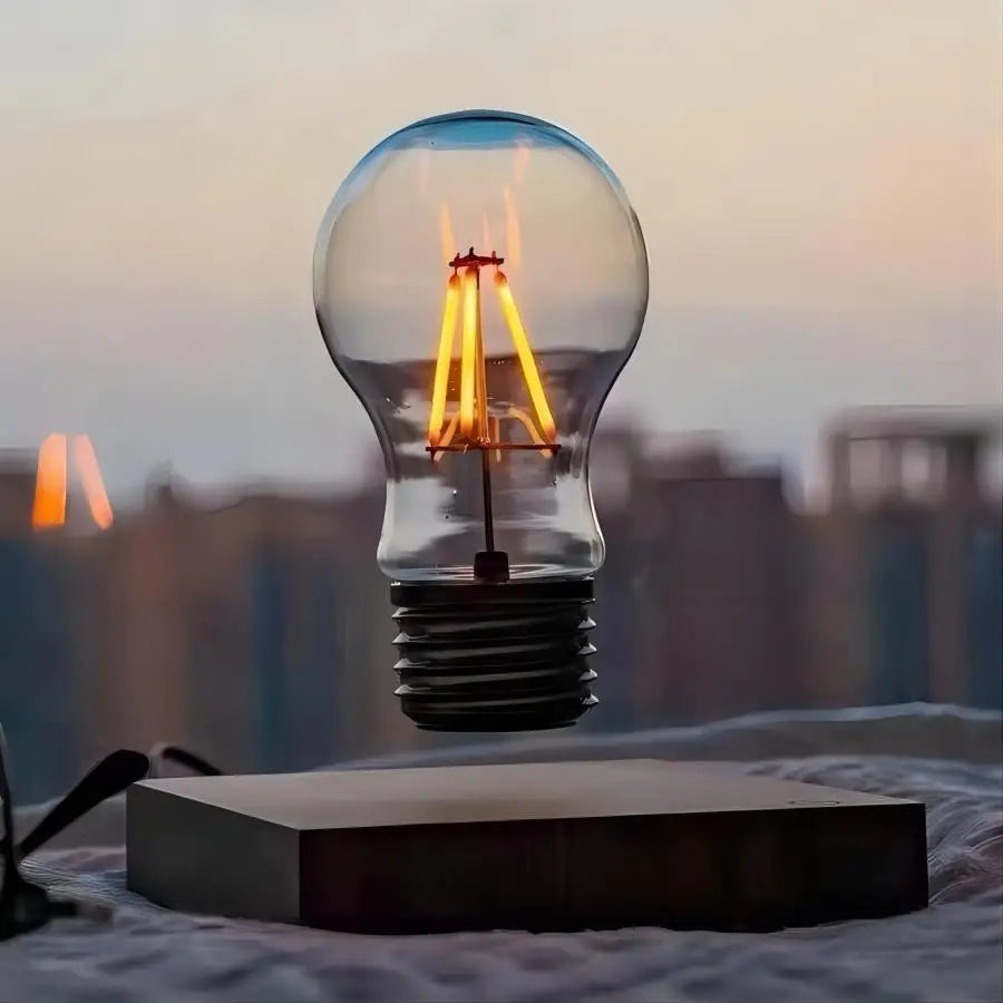 ✨ Magnetic Levitating LED Bulb Lamp | Floating Desk & Room Light