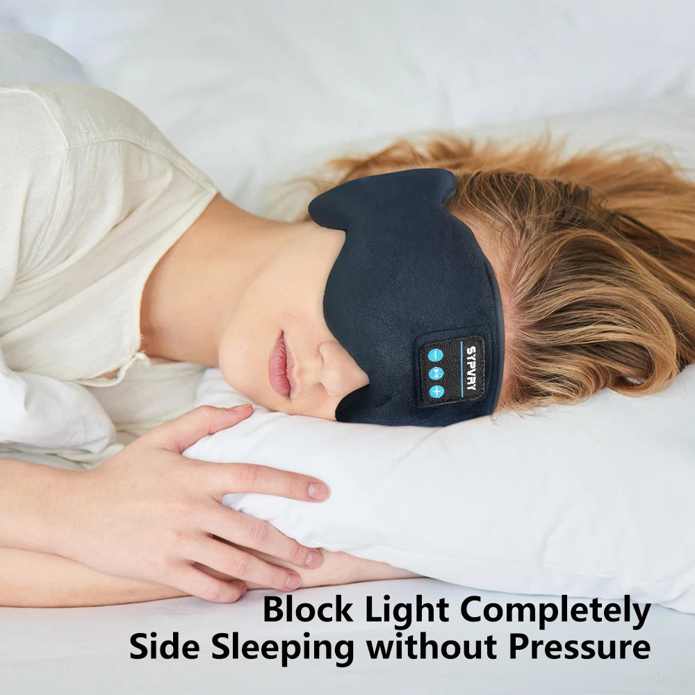 🌙 Sleep Mask with Bluetooth 5.3 Headphones – Sleep Better, Listen Better 🎧