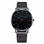 ⌚ Fashion Ultra-thin Men’s Business Watch – Steel Mesh Band Quartz Watch