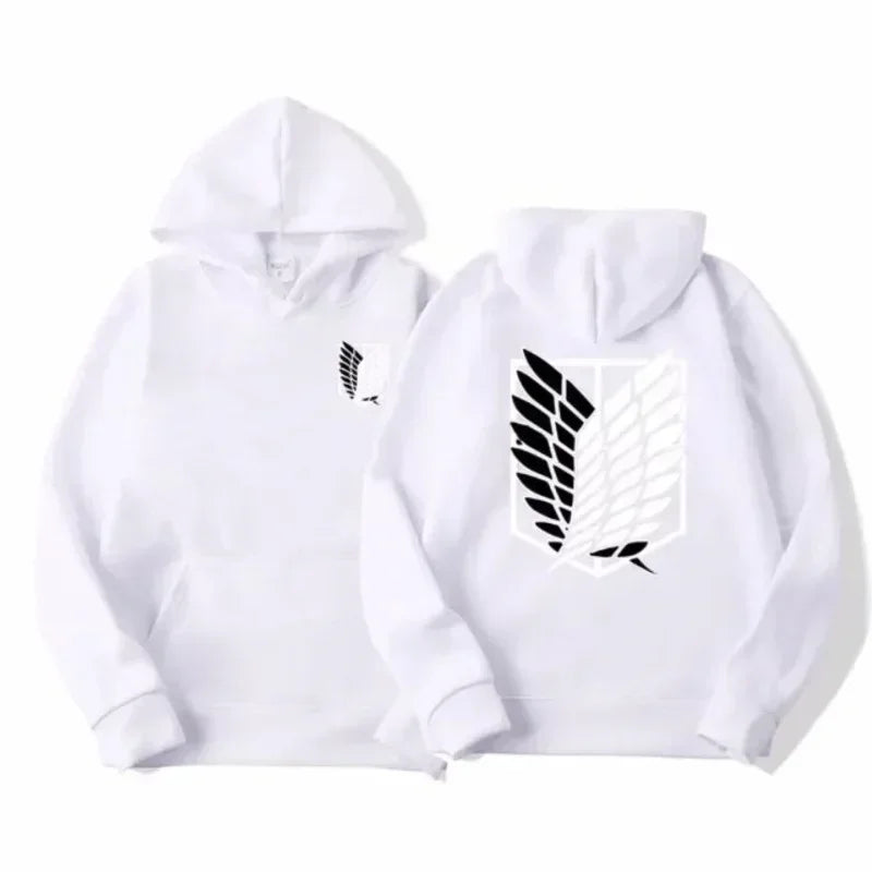 ⚔ Attack on Titan Hoodie – Unisex Anime Streetwear Pullover