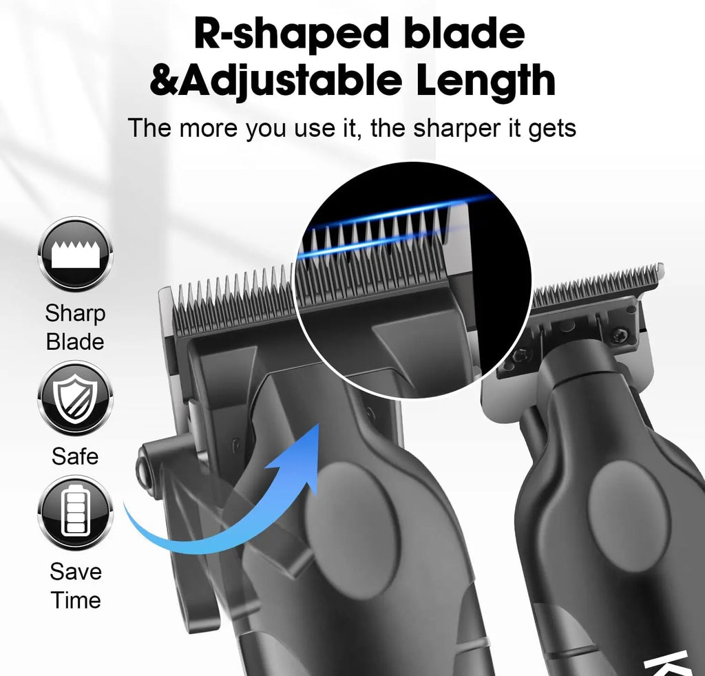 ✂️ Kemei Professional Hair Clippers & Shavers – Rechargeable Electric Grooming Tools