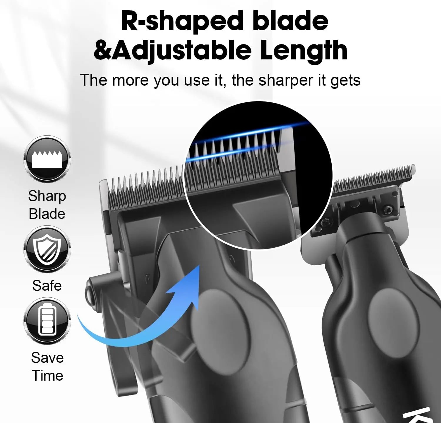 ✂️ Kemei Professional Hair Clippers & Shavers – Rechargeable Electric Grooming Tools