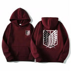 ⚔ Attack on Titan Hoodie – Unisex Anime Streetwear Pullover