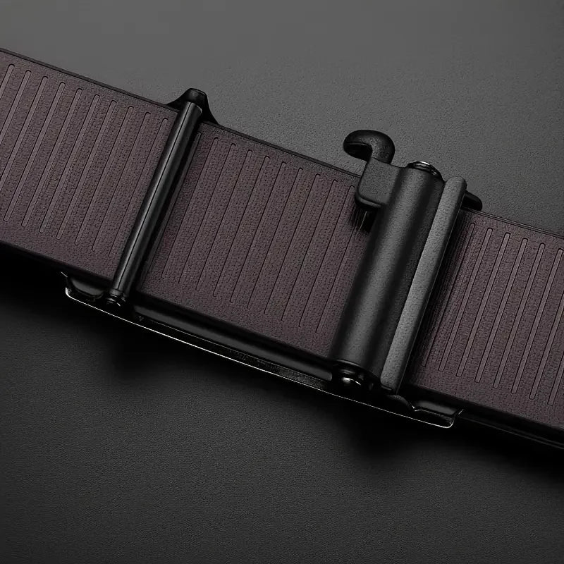 🧍‍♂️👔 Stylish Men's PU Leather Belt – Automatic Buckle