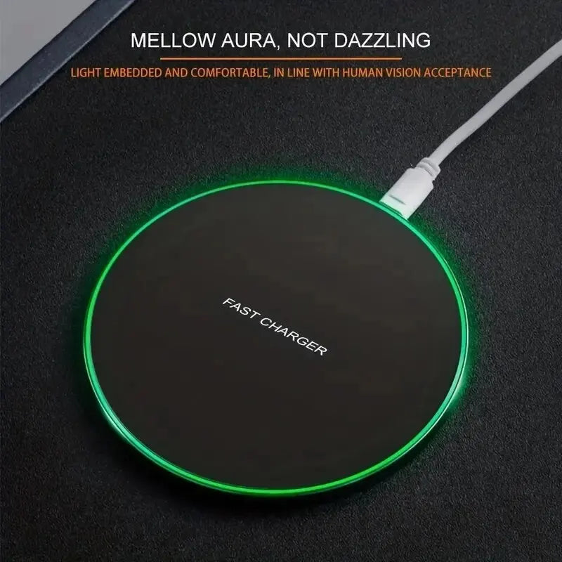 ⚡ VIKEFON 30W Fast Wireless Charging Pad Stand