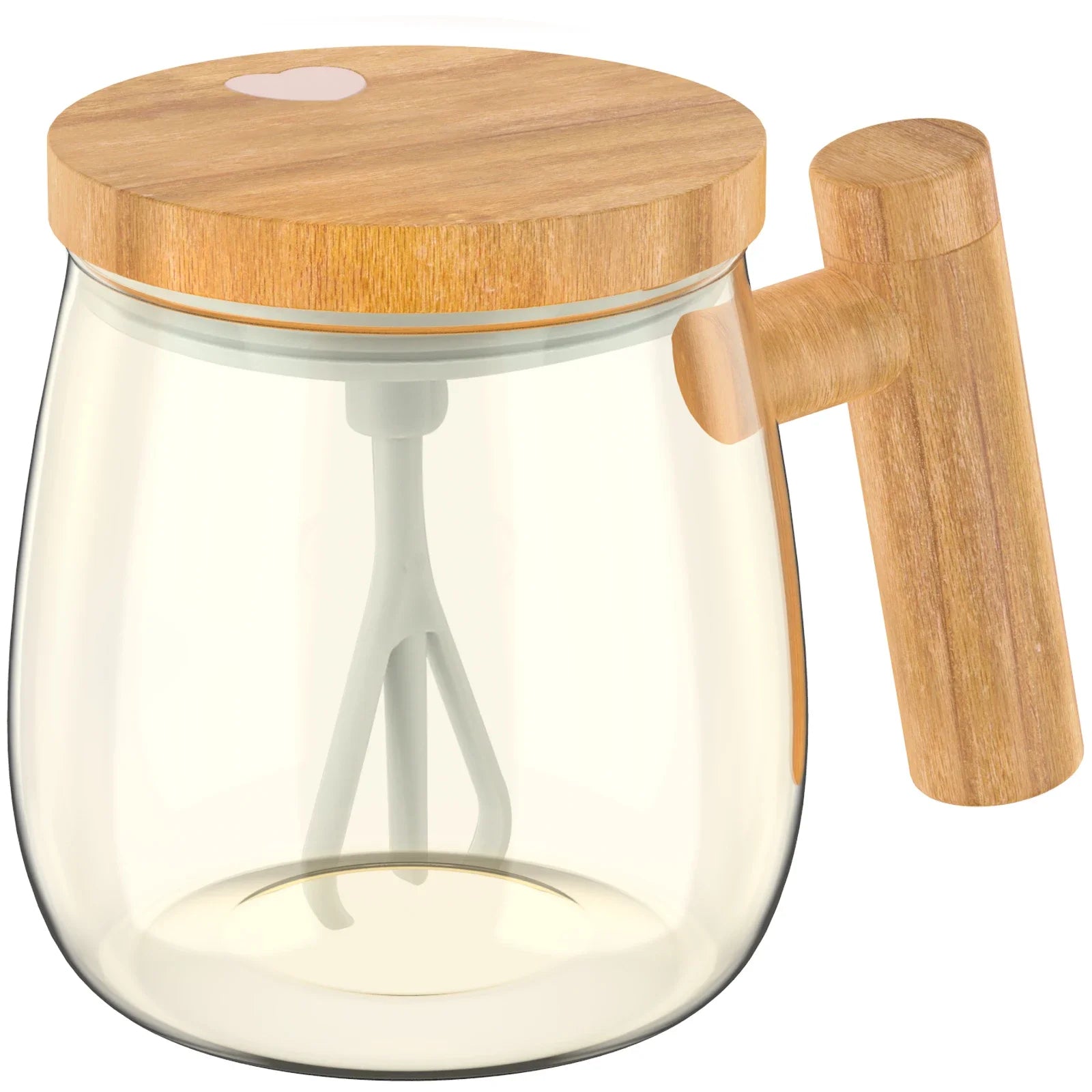 ☕ Self-Stirring Coffee Mug – 400ml High-Speed Electric Mixing Glass