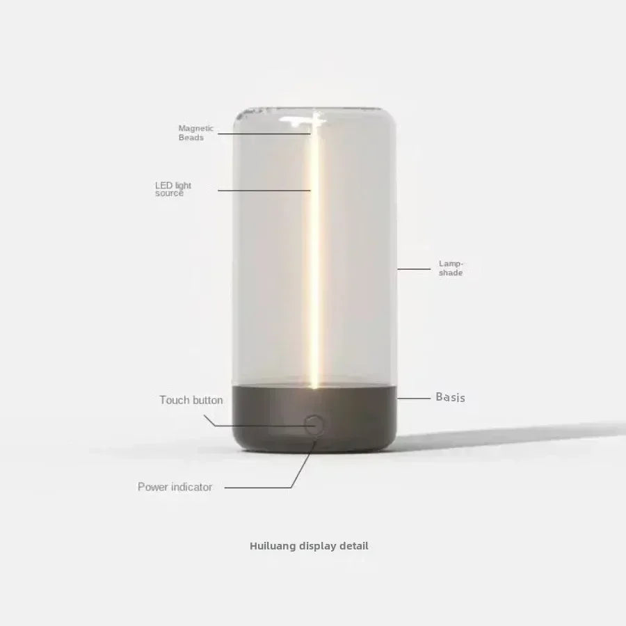 💡 Portable Quantum Wire Ambient Magnetic Light – Type-C Charging & Eye Protection