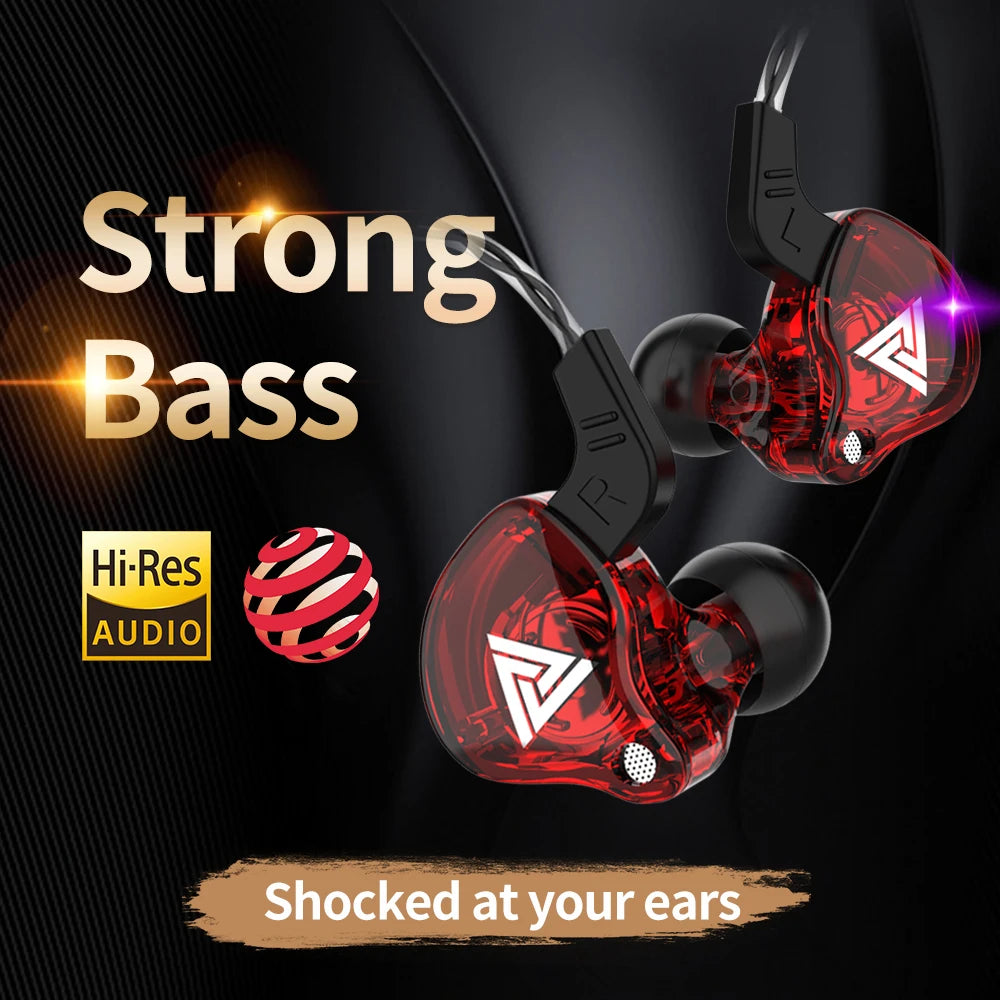 🎧 Original QKZ AK6 In-Ear Earphones – 6 Dynamic Driver Unit