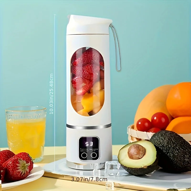🥤 Portable Blender 450ml | Rechargeable Smoothie & Juice Maker