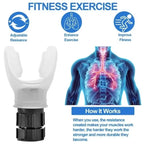 🏋️ Breathing Exerciser Device | Adjustable Resistance Lung Trainer