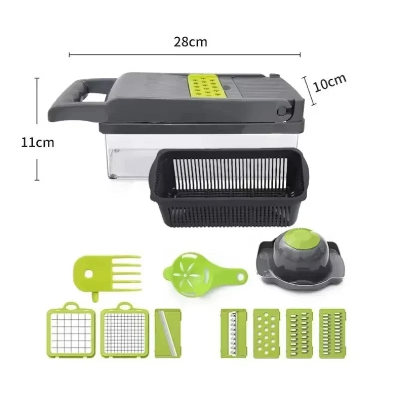 🥗 Fruit & Vegetable Slicer & Grater | Safe, Lightweight & Easy to Use