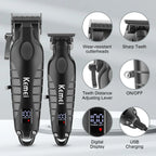 ✂️ Kemei Professional Hair Clippers & Shavers – Rechargeable Electric Grooming Tools