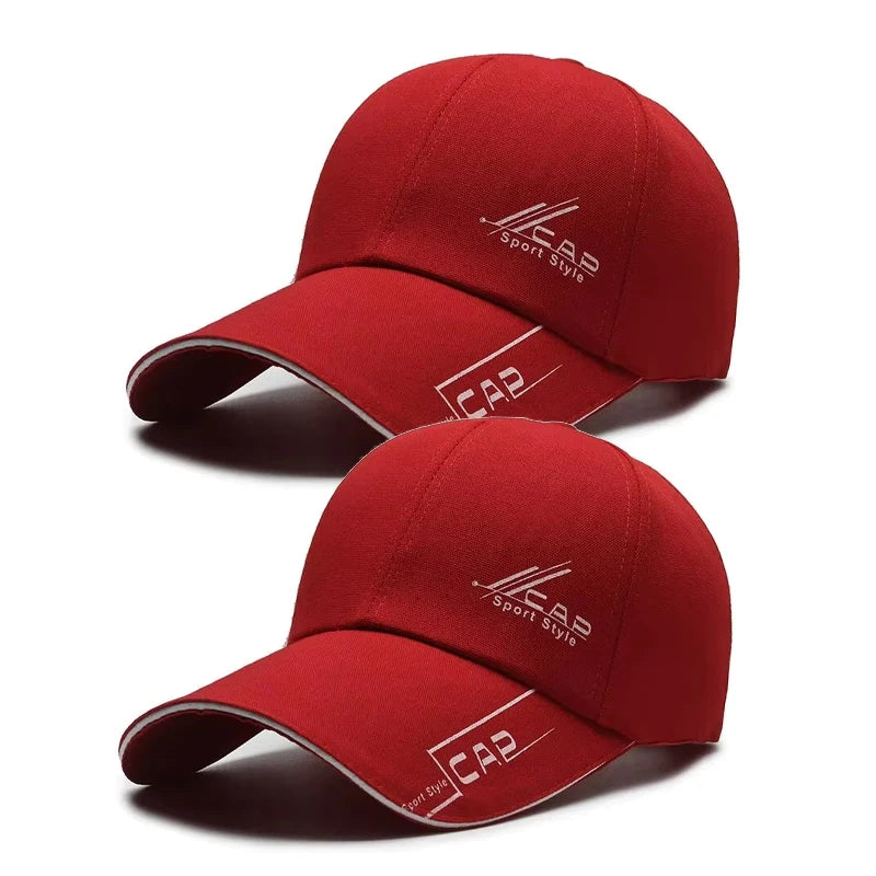 🧢 Summer Long Brim Baseball Cap – Unisex Outdoor Sun Protection Hat