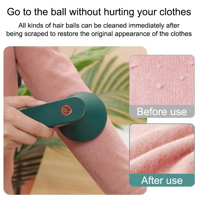 👕 BOUSSAC Electric Lint Remover – Rechargeable Fabric Shaver & Sweater Defuzzer
