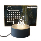 💡 Creative LED Note Board Night Light – USB Rewritable Message Board