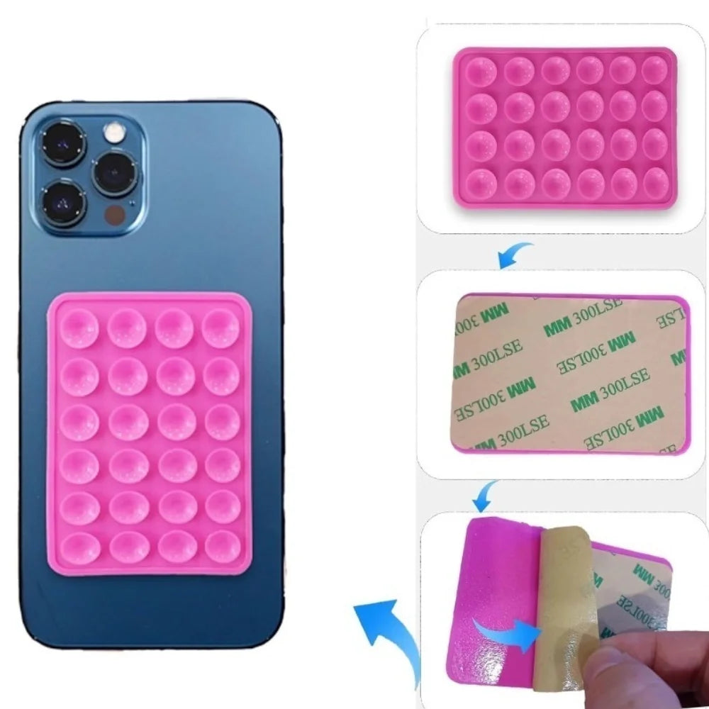 📱 Mobile Phone Silicone Suction Cup – Universal Holder for Cases, Tablets & Phones