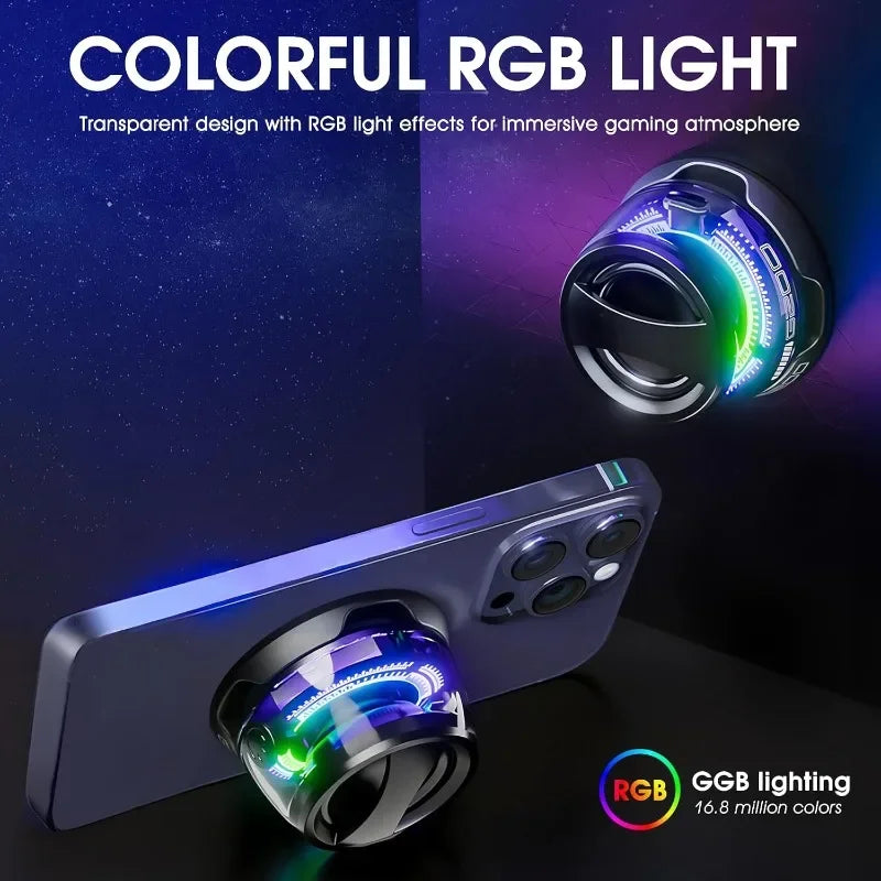🔊 VIKEFON Mini Bluetooth Speaker 5.3 – Portable Wireless Speaker with RGB Lights & Magnetic Mount