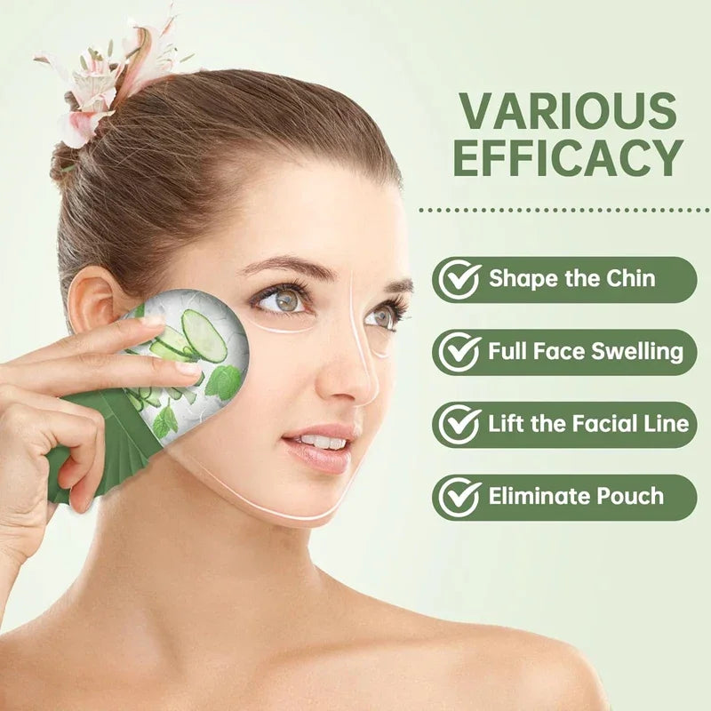 ❄️ Ice Face Roller – Silicone Ice Mold for Facial Beauty Massage