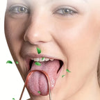 👅 Stainless Steel Tongue Scraper – U-Shaped for Fresh Breath